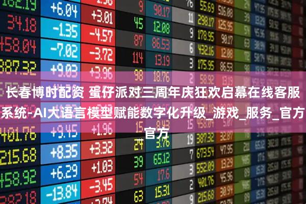长春博时配资 蛋仔派对三周年庆狂欢启幕在线客服系统-AI大语言模型赋能数字化升级_游戏_服务_官方
