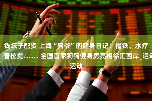 钱坛子配资 上海“狗爷”的健身日记：撸铁、水疗、普拉提…… 全国首家狗狗健身房亮相徐汇西岸_运动