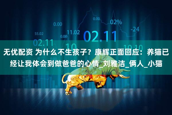 无优配资 为什么不生孩子？康辉正面回应：养猫已经让我体会到做爸爸的心情_刘雅洁_俩人_小猫